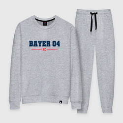 Костюм хлопковый женский Bayer 04 FC Classic, цвет: меланж