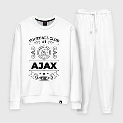 Костюм хлопковый женский Ajax: Football Club Number 1 Legendary, цвет: белый