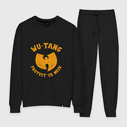 Костюм хлопковый женский Protect Ya Neck Wu-Tang, цвет: черный