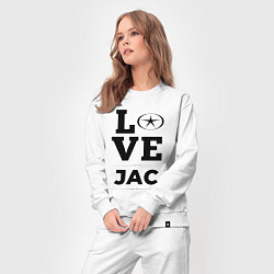 Костюм хлопковый женский JAC Love Classic, цвет: белый — фото 2