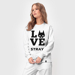 Костюм хлопковый женский Stray Love Classic, цвет: белый — фото 2