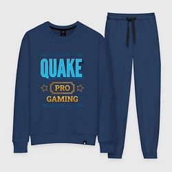 Костюм хлопковый женский Игра Quake pro gaming, цвет: тёмно-синий