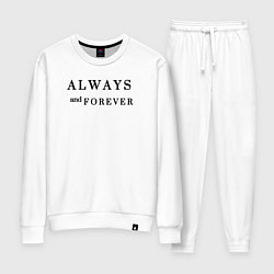 Костюм хлопковый женский Always and forever, цвет: белый
