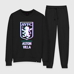 Женский костюм Aston Villa FC в стиле glitch
