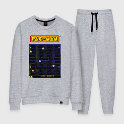 Костюм хлопковый женский Pac-Man на ZX-Spectrum, цвет: меланж