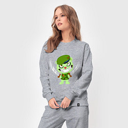 Костюм хлопковый женский Angry Flippy, цвет: меланж — фото 2