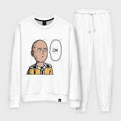 Костюм хлопковый женский Saitama - OK, цвет: белый
