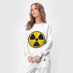 Костюм хлопковый женский Atomic Nuclear, цвет: белый — фото 2