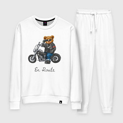 Женский костюм Крутой мотоциклист медведь