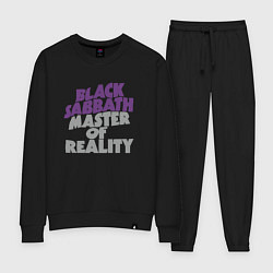 Костюм хлопковый женский Black Sabbath Master of Reality, цвет: черный