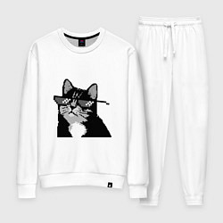Женский костюм Pixel coot cat in glasses