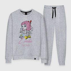 Костюм хлопковый женский Emilia - pulp fiction, цвет: меланж