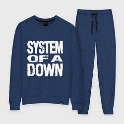 Костюм хлопковый женский SoD - System of a Down, цвет: тёмно-синий