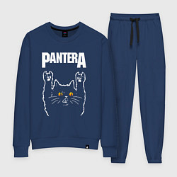 Костюм хлопковый женский Pantera rock cat, цвет: тёмно-синий