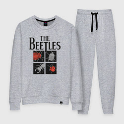 Костюм хлопковый женский Beetles, цвет: меланж