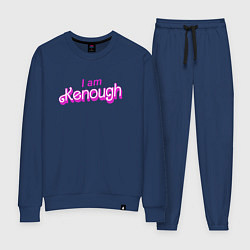Костюм хлопковый женский I am kenough barbie, цвет: тёмно-синий