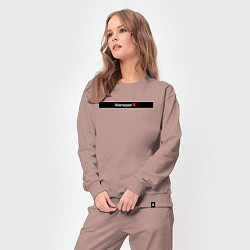 Костюм хлопковый женский Магадан города России, цвет: пыльно-розовый — фото 2