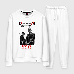 Костюм хлопковый женский Depeche Mode 2023 Memento Mori - Dave & Martin 03, цвет: белый