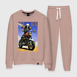 Женский костюм Crazy racer - skeleton - motorcycle