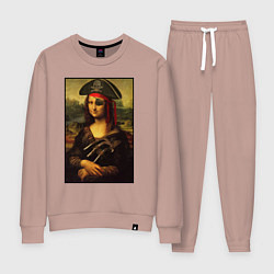 Костюм хлопковый женский Gioconda - pirat, цвет: пыльно-розовый