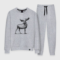 Женский костюм Лось сбоку