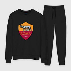 Костюм хлопковый женский Roma sport fc, цвет: черный