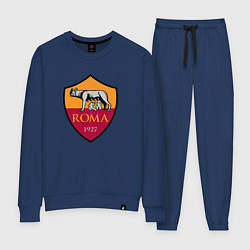 Костюм хлопковый женский Roma sport fc, цвет: тёмно-синий