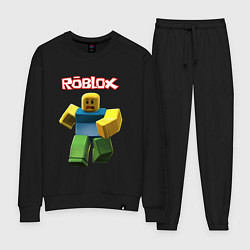 Костюм хлопковый женский Roblox бегущий персонаж, цвет: черный