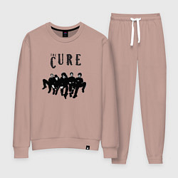 Костюм хлопковый женский The Cure - A Band, цвет: пыльно-розовый