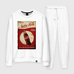 Костюм хлопковый женский Nuka cola price, цвет: белый