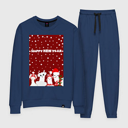 Женский костюм Семья лам на новогодних каникулах