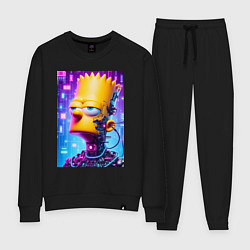 Женский костюм Cyber Bart Simpson - ai art