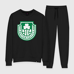 Костюм хлопковый женский Boston Celtics team, цвет: черный