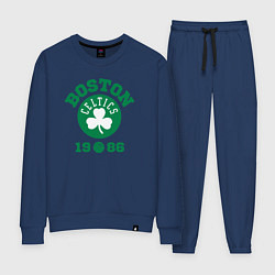 Костюм хлопковый женский Boston Celtics 1986, цвет: тёмно-синий