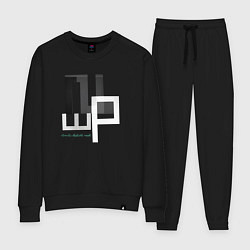 Костюм хлопковый женский Depeche Mode - Remixes 2, цвет: черный