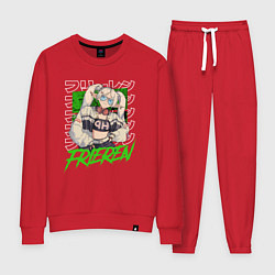 Костюм хлопковый женский Frieren mage elf, цвет: красный