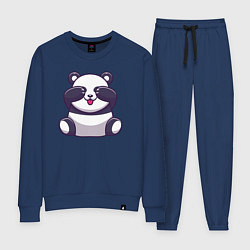 Женский костюм Панда зажмурилась