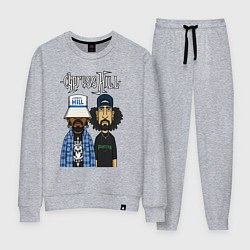 Костюм хлопковый женский Cypress hill - B Real and Sen Dog, цвет: меланж