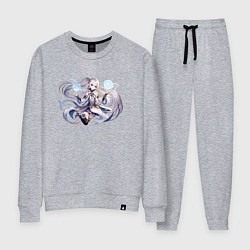 Костюм хлопковый женский Фрирен - Маг, цвет: меланж