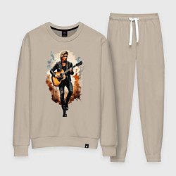 Костюм хлопковый женский Солист Калео, цвет: миндальный