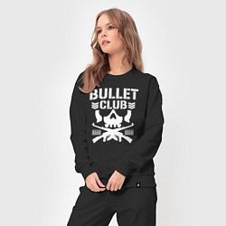 Костюм хлопковый женский Bullet Club, цвет: черный — фото 2