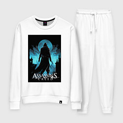 Костюм хлопковый женский Assassins creed темная ночь, цвет: белый