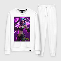 Костюм хлопковый женский League of Legends Akali Kda, цвет: белый