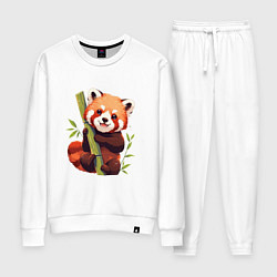 Костюм хлопковый женский The Red Panda, цвет: белый