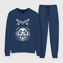 Костюм хлопковый женский Mayhem rock panda, цвет: тёмно-синий