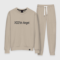 Костюм хлопковый женский XIIIth angel, цвет: миндальный