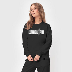 Костюм хлопковый женский Whovian, цвет: черный — фото 2