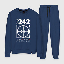 Костюм хлопковый женский Front 242 - Tyrany for you, цвет: тёмно-синий