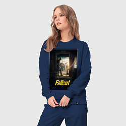 Костюм хлопковый женский Fallout - The Ghoul, цвет: тёмно-синий — фото 2