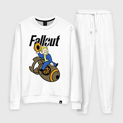Костюм хлопковый женский Vault bomb rider, цвет: белый
